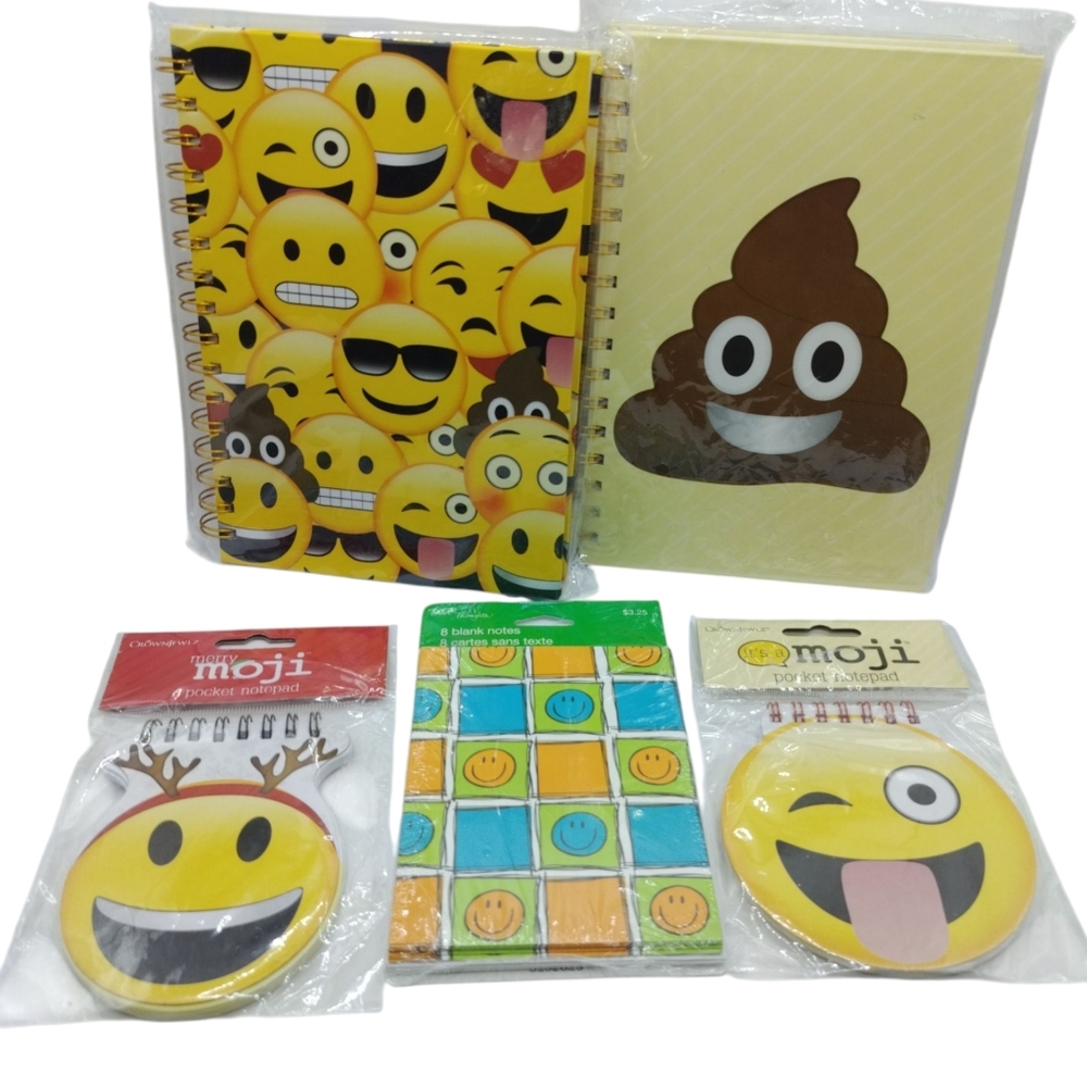 Emoji Fan Bundle - Spiral Journals, Pocket Notepads, Note Cards - BTS BTC Campus
